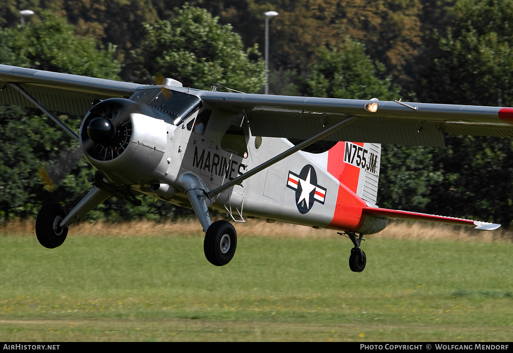 Aircraft Photo of N755JM | De Havilland Canada U-6A Beaver | USA - Marines | AirHistory.net #509125