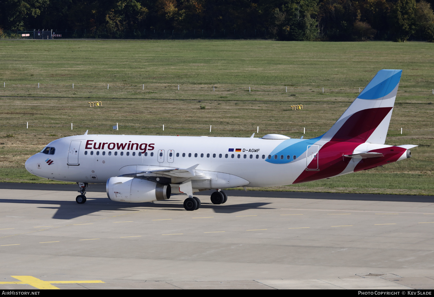 Aircraft Photo of D-AGWF | Airbus A319-132 | Eurowings | AirHistory.net #509142