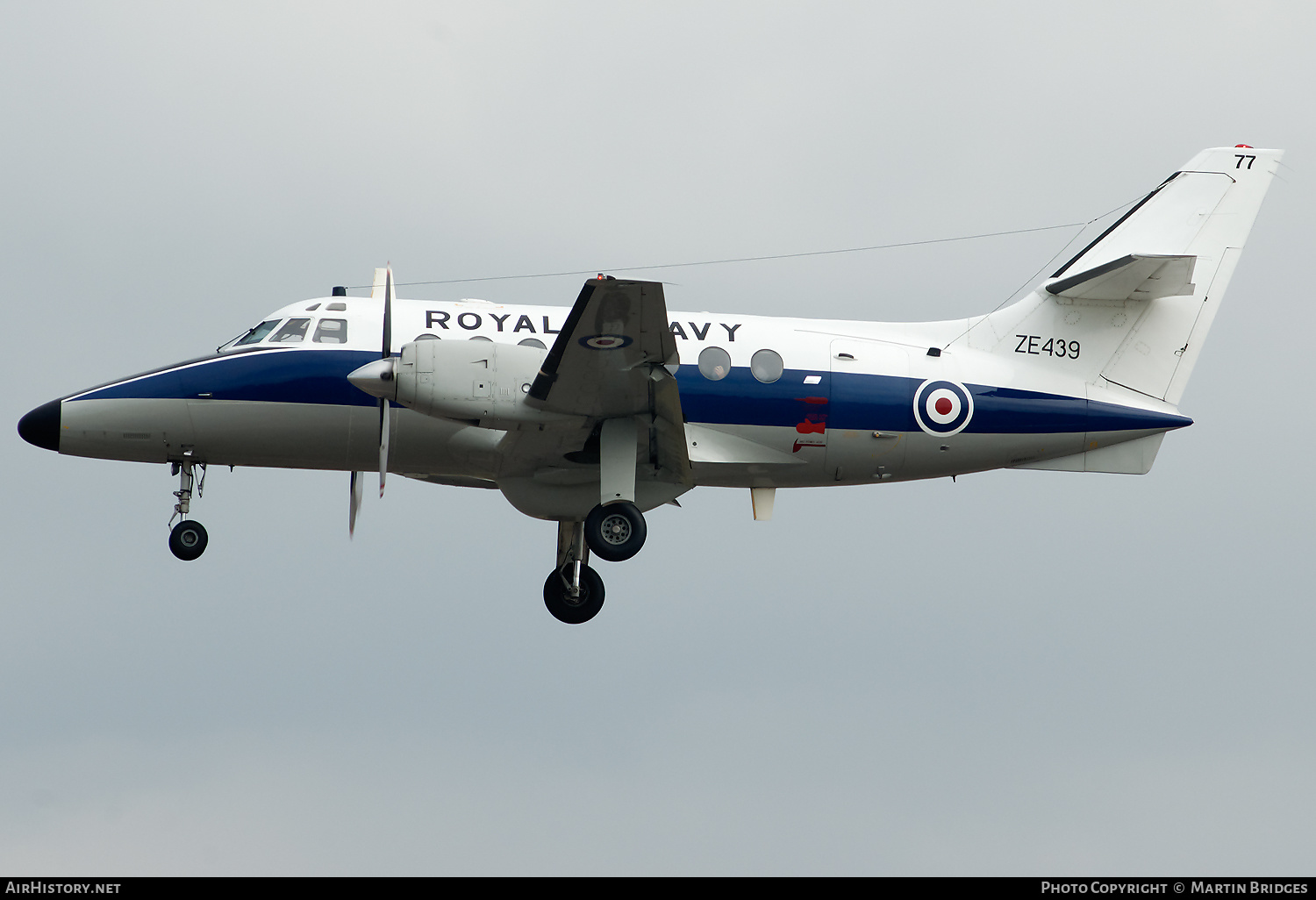 Aircraft Photo of ZE439 | British Aerospace BAe-3100 Jetstream T3 | UK - Navy | AirHistory.net #509145