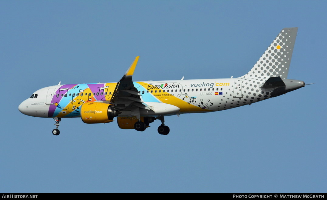 Aircraft Photo of EC-NDC | Airbus A320-271N | Vueling Airlines | AirHistory.net #509148