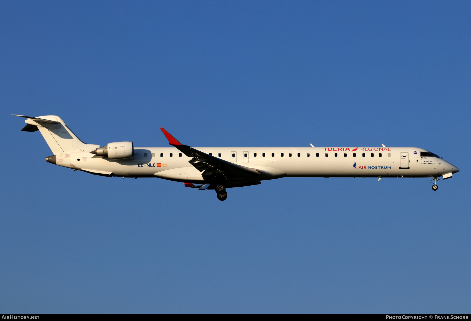 Aircraft Photo of EC-MLC | Bombardier CRJ-1000 (CL-600-2E25) | Iberia Regional | AirHistory.net #509149