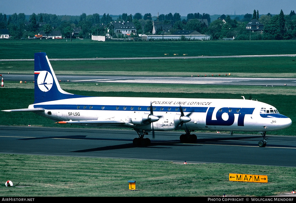 Aircraft Photo of SP-LSG | Ilyushin Il-18E | LOT Polish Airlines - Polskie Linie Lotnicze | AirHistory.net #509150