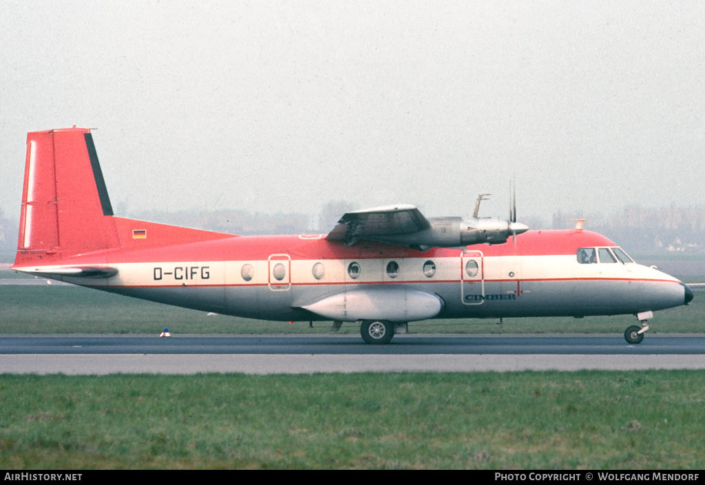 Aircraft Photo of D-CIFG | Nord 262A-30 | Cimber Air | AirHistory.net #509165