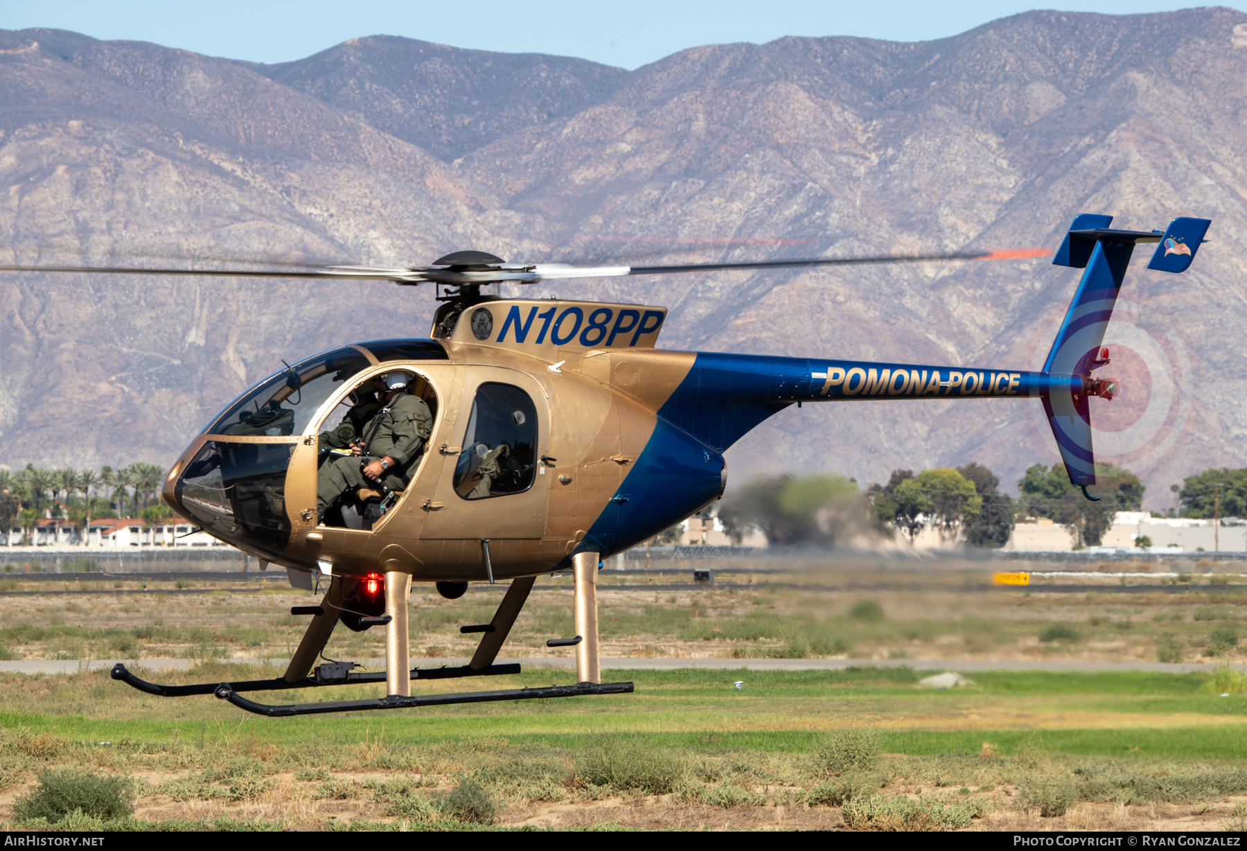 Aircraft Photo of N108PP | MD Helicopters MD-500E (369E) | Pomona Police | AirHistory.net #509171