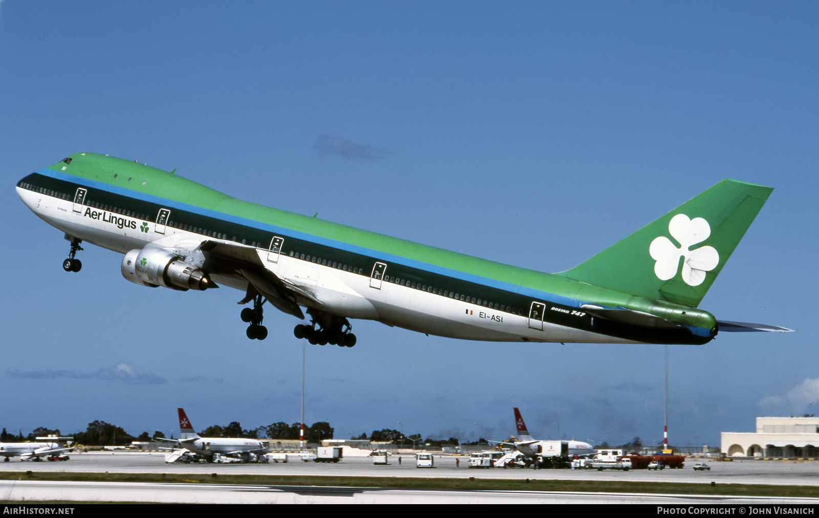 Aircraft Photo of EI-ASI | Boeing 747-148 | Aer Lingus | AirHistory.net #509174