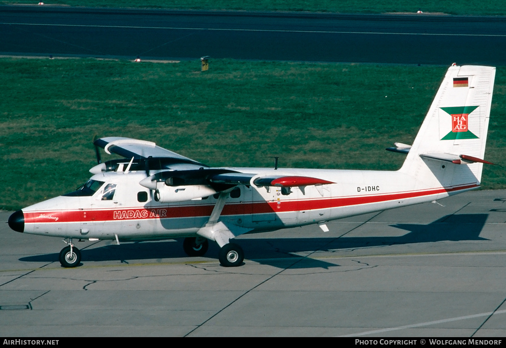 Aircraft Photo of D-IDHC | De Havilland Canada DHC-6-300 Twin Otter | Hadag Air | AirHistory.net #509192