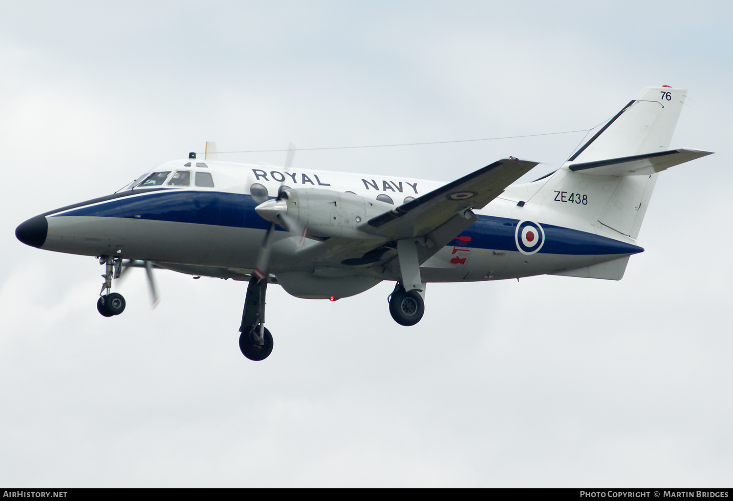 Aircraft Photo of ZE438 | British Aerospace BAe-3100 Jetstream T3 | UK - Navy | AirHistory.net #509199