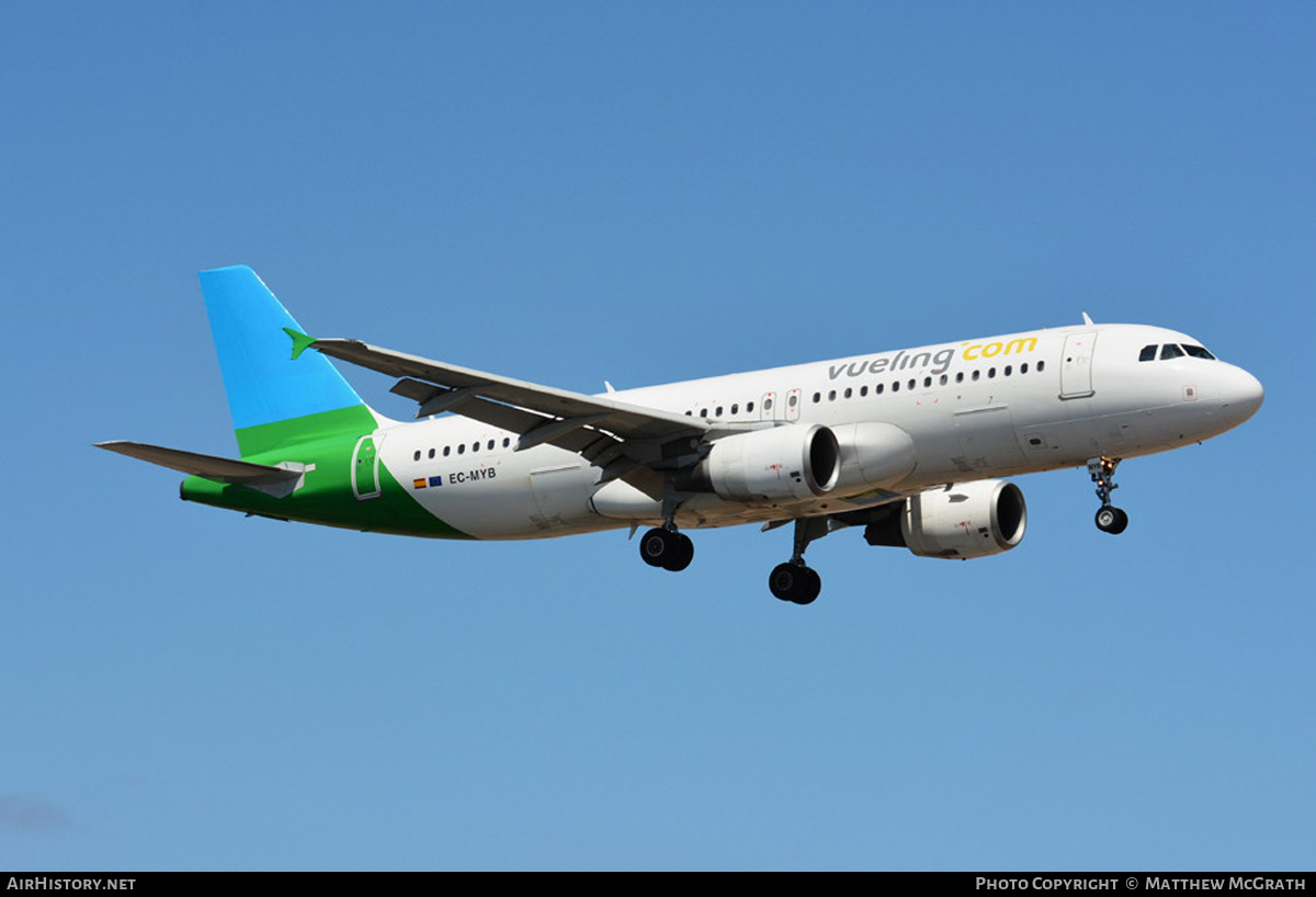 Aircraft Photo of EC-MYB | Airbus A320-214 | Vueling Airlines | AirHistory.net #509203