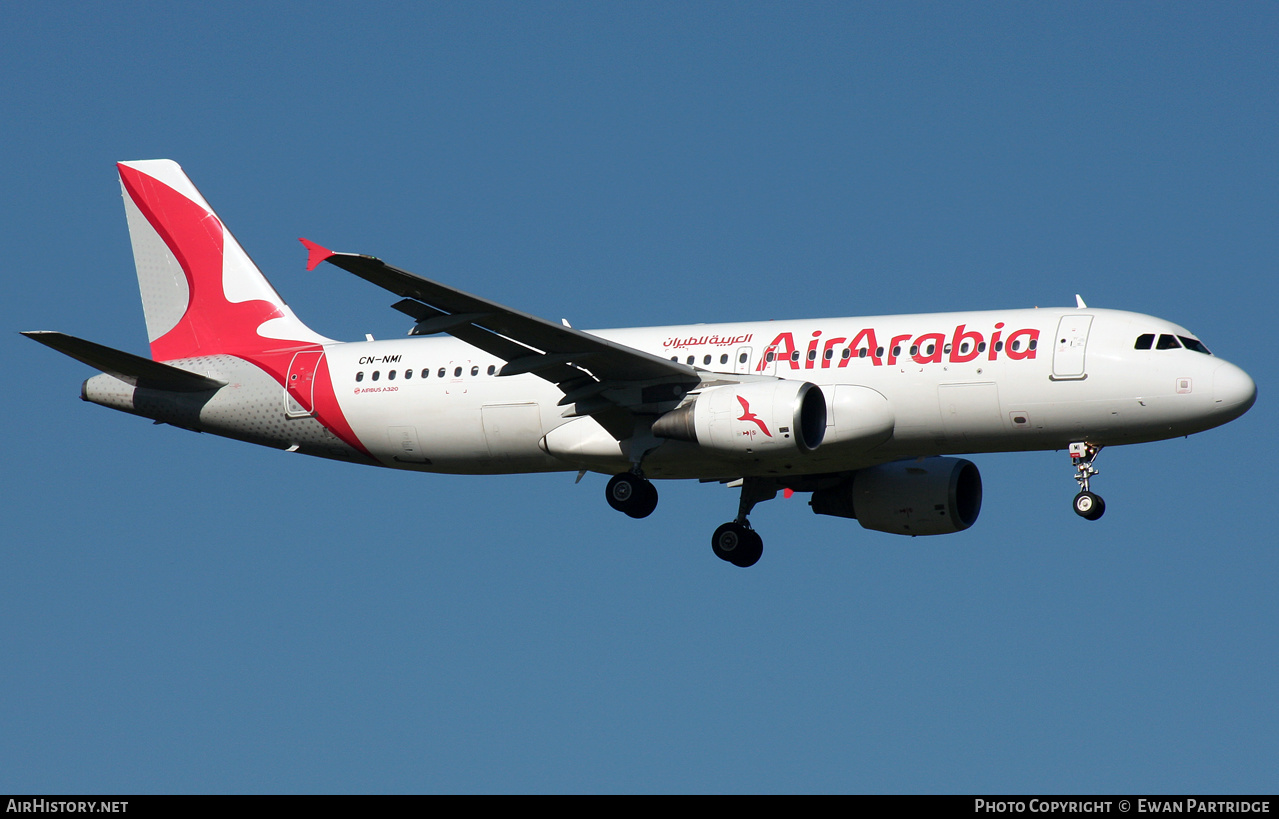 Aircraft Photo of CN-NMI | Airbus A320-214 | Air Arabia | AirHistory.net #509209