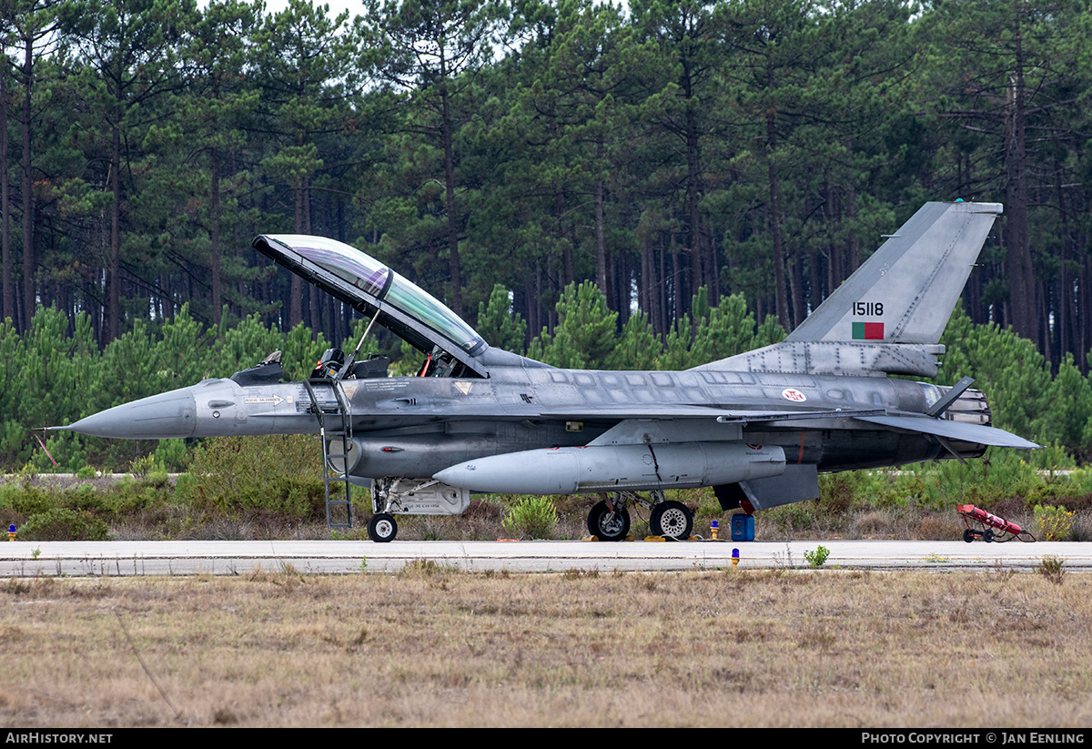 Aircraft Photo of 15118 | Lockheed F-16BM Fighting Falcon | Portugal - Air Force | AirHistory.net #509215