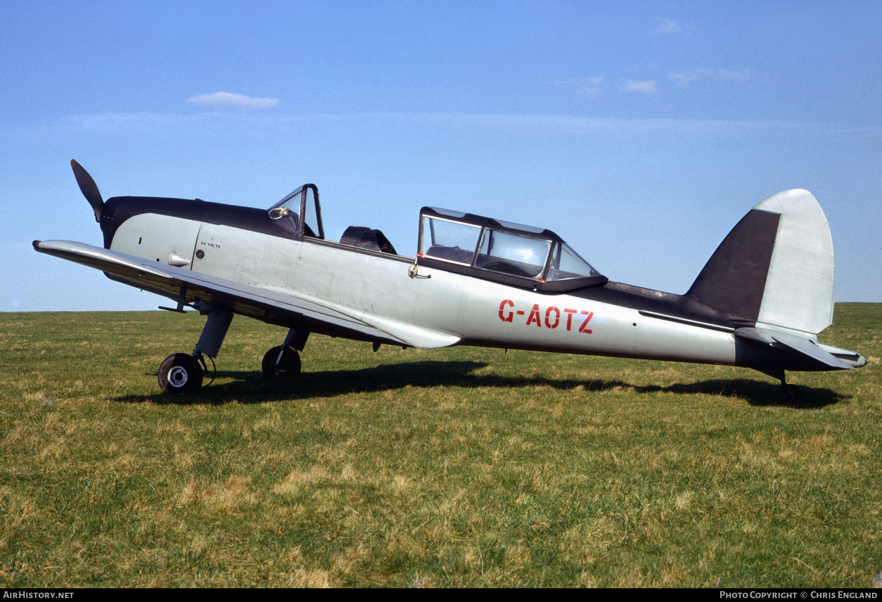 Aircraft Photo of G-AOTZ | De Havilland DHC-1 Chipmunk Mk22A | AirHistory.net #509235