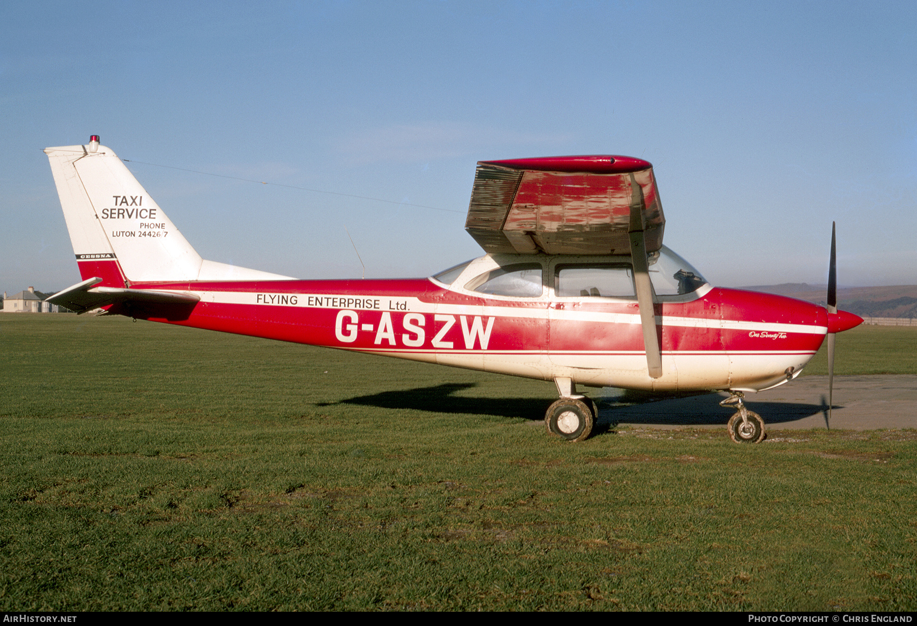 Aircraft Photo of G-ASZW | Reims F172F Skyhawk | Flying Enterprise | AirHistory.net #509247