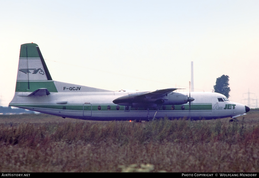 Aircraft Photo of F-GCJV | Fokker F27-600 Friendship | Air Jet | AirHistory.net #509256