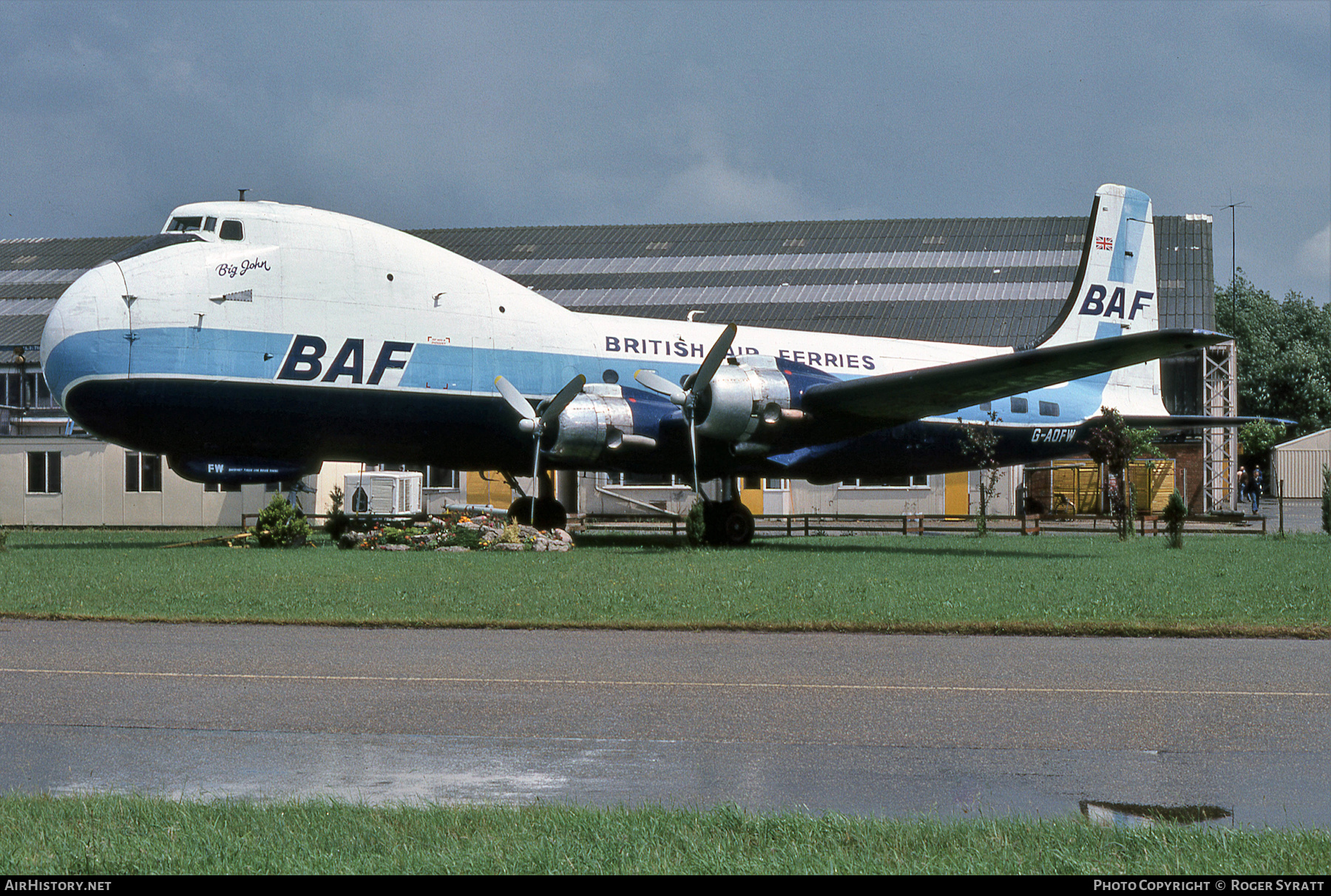 Aircraft Photo of G-AOFW | Aviation Traders ATL-98 Carvair | British Air Ferries - BAF | AirHistory.net #509258