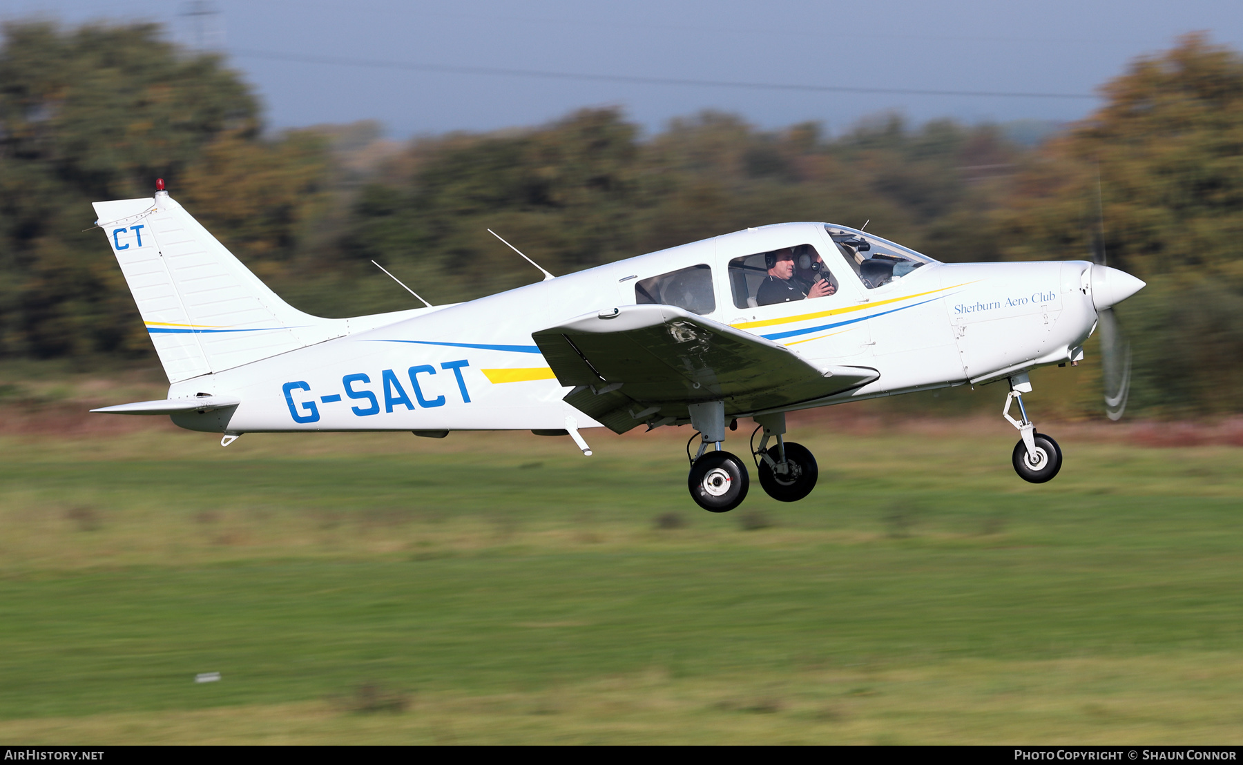 Aircraft Photo of G-SACT | Piper PA-28-161 Cadet | Sherburn Aero Club | AirHistory.net #509309