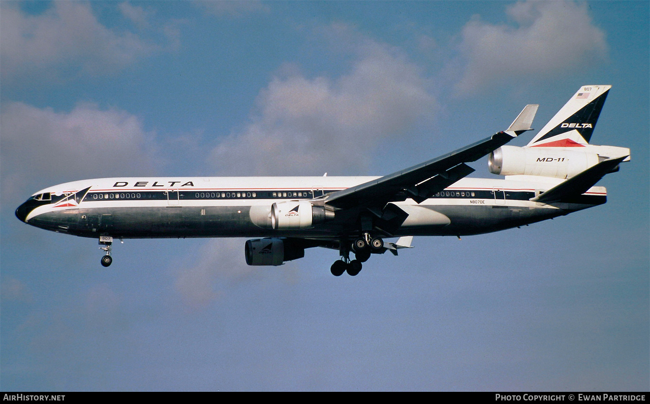 Aircraft Photo of N807DE | McDonnell Douglas MD-11 | Delta Air Lines | AirHistory.net #509323