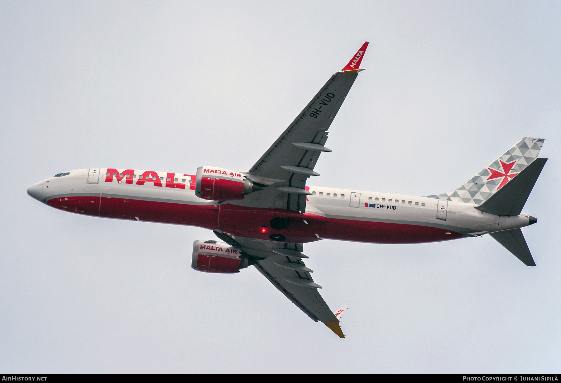 Aircraft Photo of 9H-VUD | Boeing 737-8200 Max 200 | Malta Air | AirHistory.net #509380