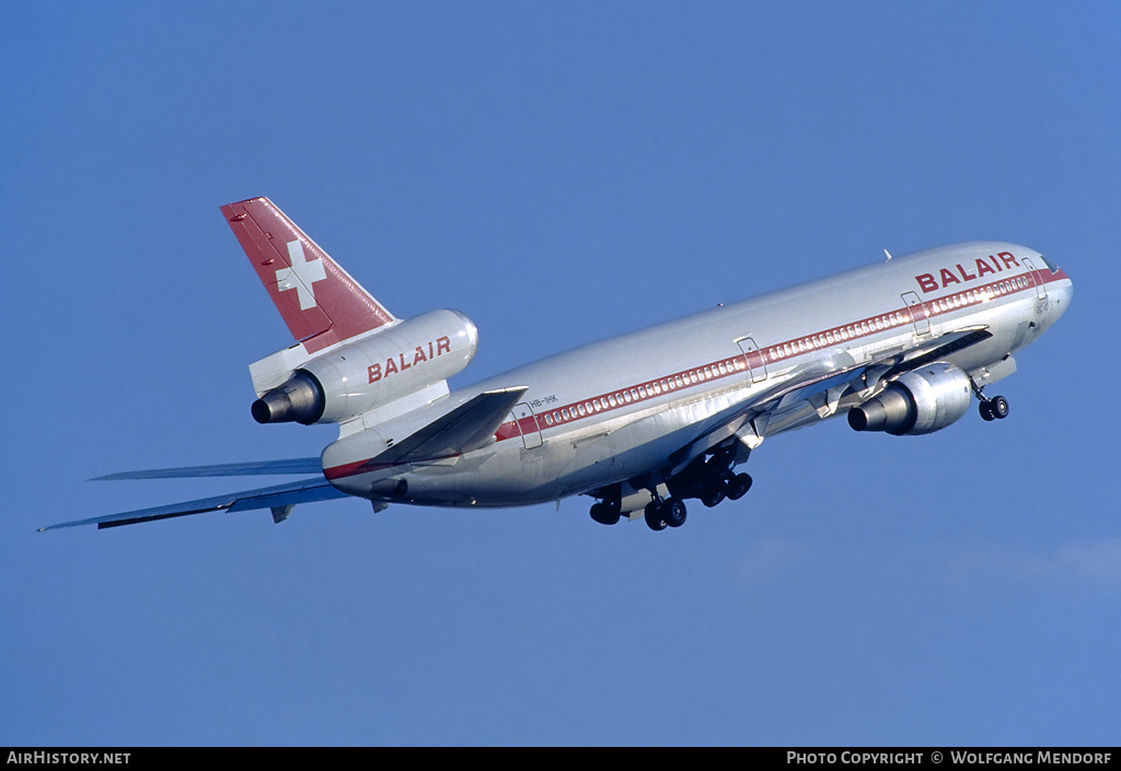 Aircraft Photo of HB-IHK | McDonnell Douglas DC-10-30 | Balair | AirHistory.net #509384