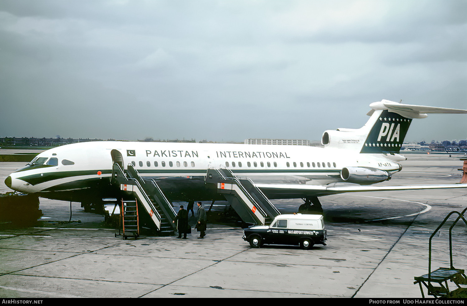 Aircraft Photo of AP-ATK | Hawker Siddeley HS-121 Trident 1E | Pakistan International Airlines - PIA | AirHistory.net #509424