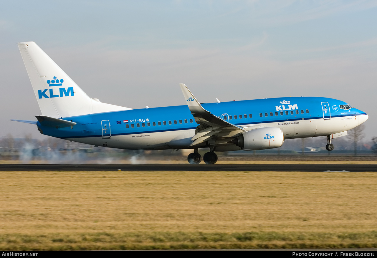 Aircraft Photo of PH-BGW | Boeing 737-7K2 | KLM - Royal Dutch Airlines | AirHistory.net #509442