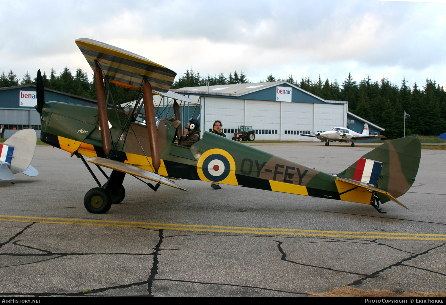 Aircraft Photo of OY-FEY | De Havilland D.H. 82A Tiger Moth II | UK - Air Force | AirHistory.net #509447