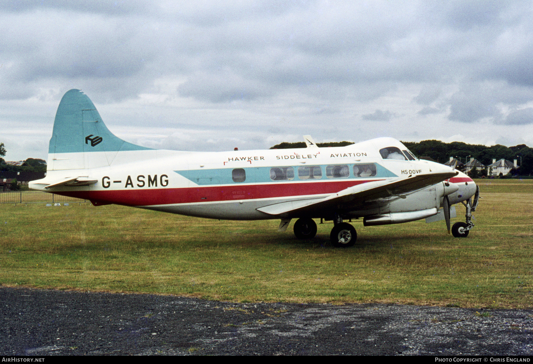 Aircraft Photo of G-ASMG | De Havilland D.H. 104 Dove 8 | Hawker Siddeley Aviation | AirHistory.net #509484