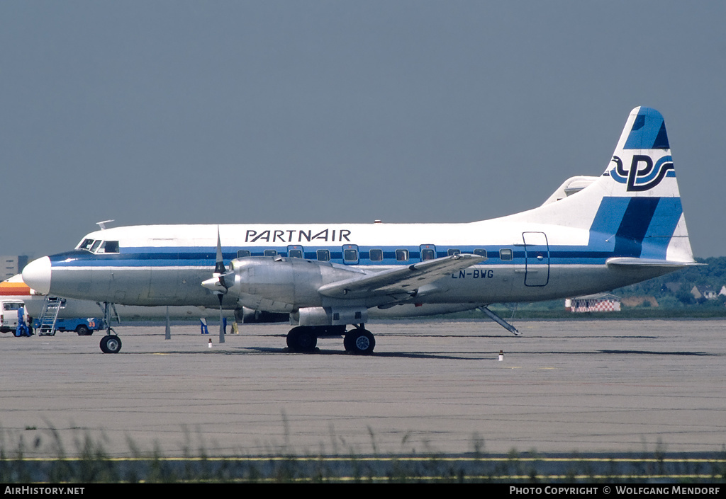 Aircraft Photo of LN-BWG | Convair 540 | Partnair | AirHistory.net #509489