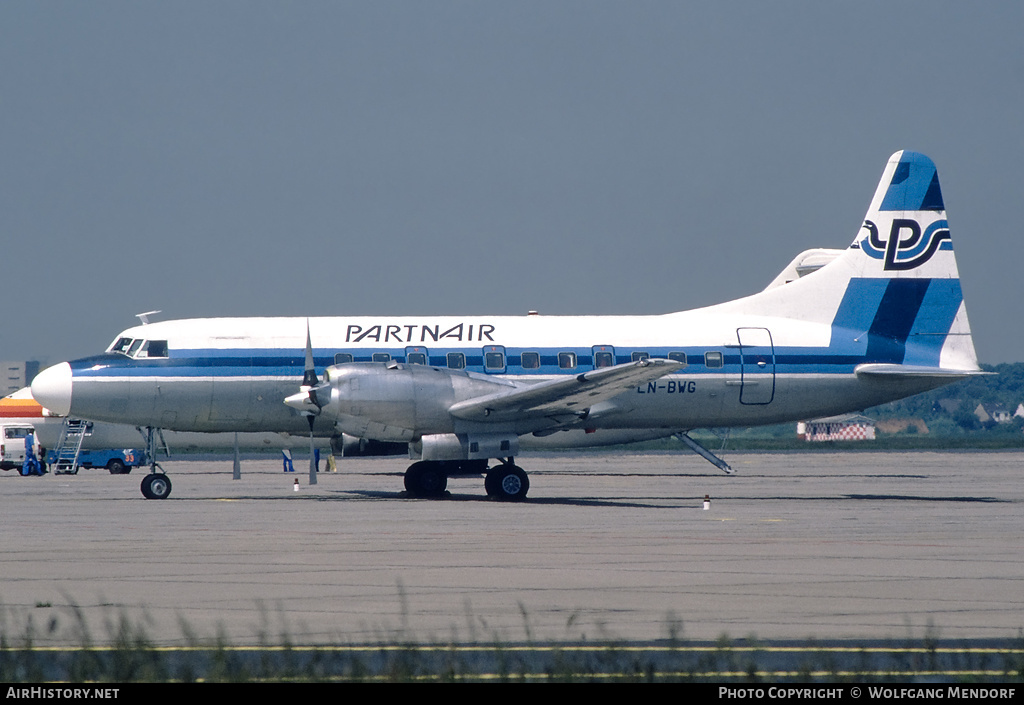 Aircraft Photo of LN-BWG | Convair 580 | Partnair | AirHistory.net #509489