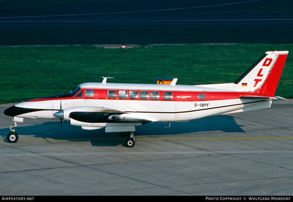 Aircraft Photo of D-IBPF | Beech 99A Airliner | DLT - Deutsche Luftverkehrsgesellschaft | AirHistory.net #509495