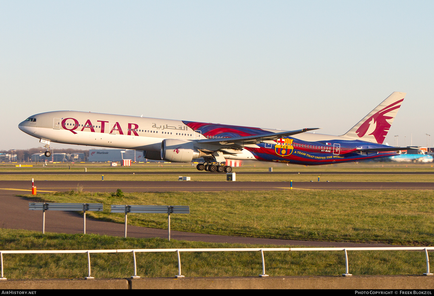Aircraft Photo of A7-BAE | Boeing 777-3DZ/ER | Qatar Airways | AirHistory.net #509513