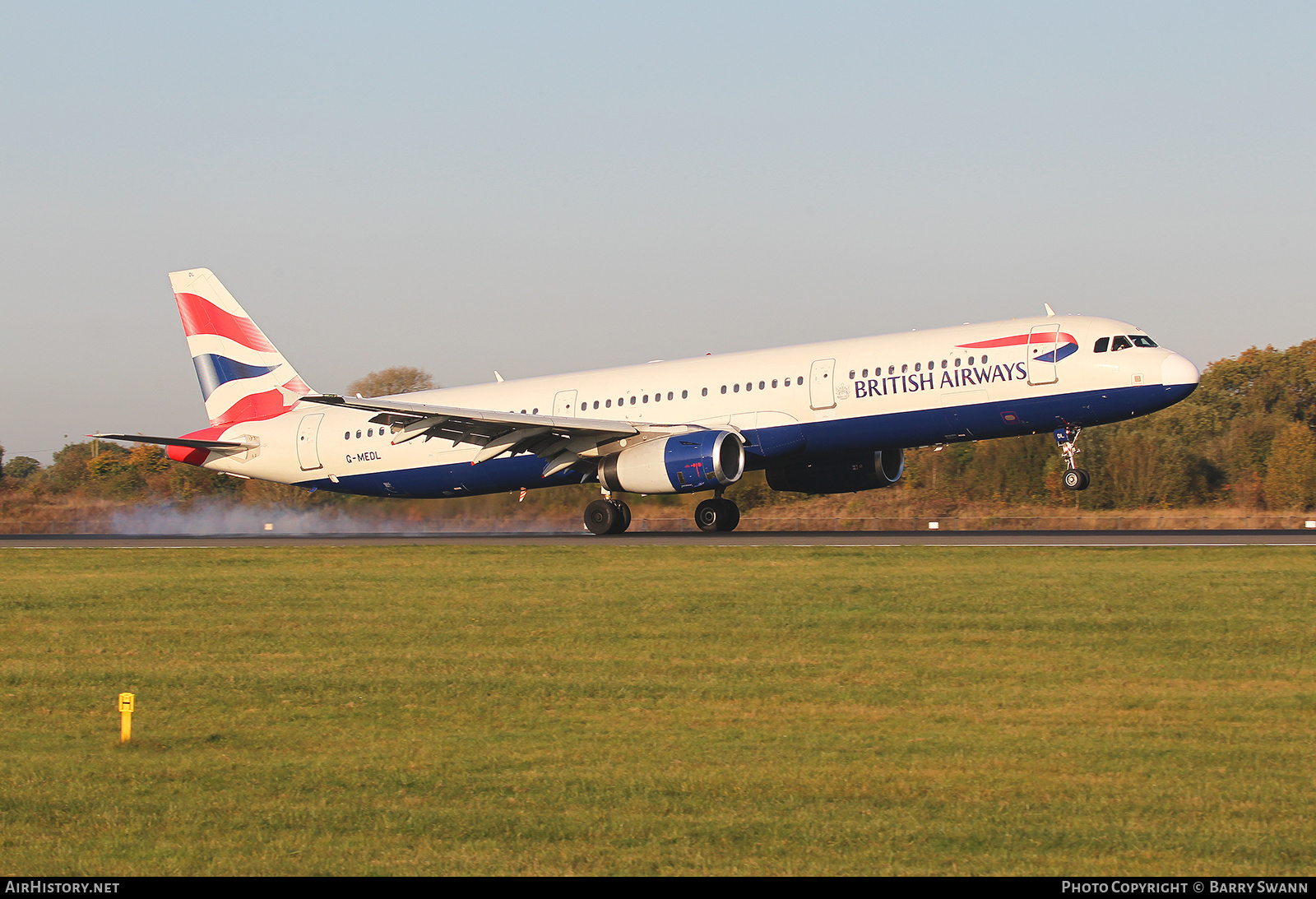 Aircraft Photo of G-MEDL | Airbus A321-231 | British Airways | AirHistory.net #509518