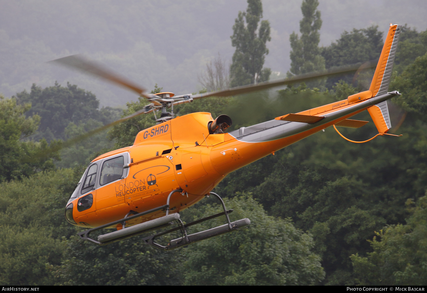 Aircraft Photo of G-SHRD | Eurocopter AS-350B-2 Ecureuil | The London Helicopter | AirHistory.net #509555