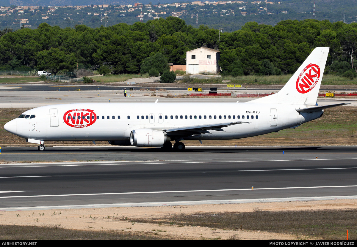 Aircraft Photo of OM-GTD | Boeing 737-46J | Niki | AirHistory.net #509558