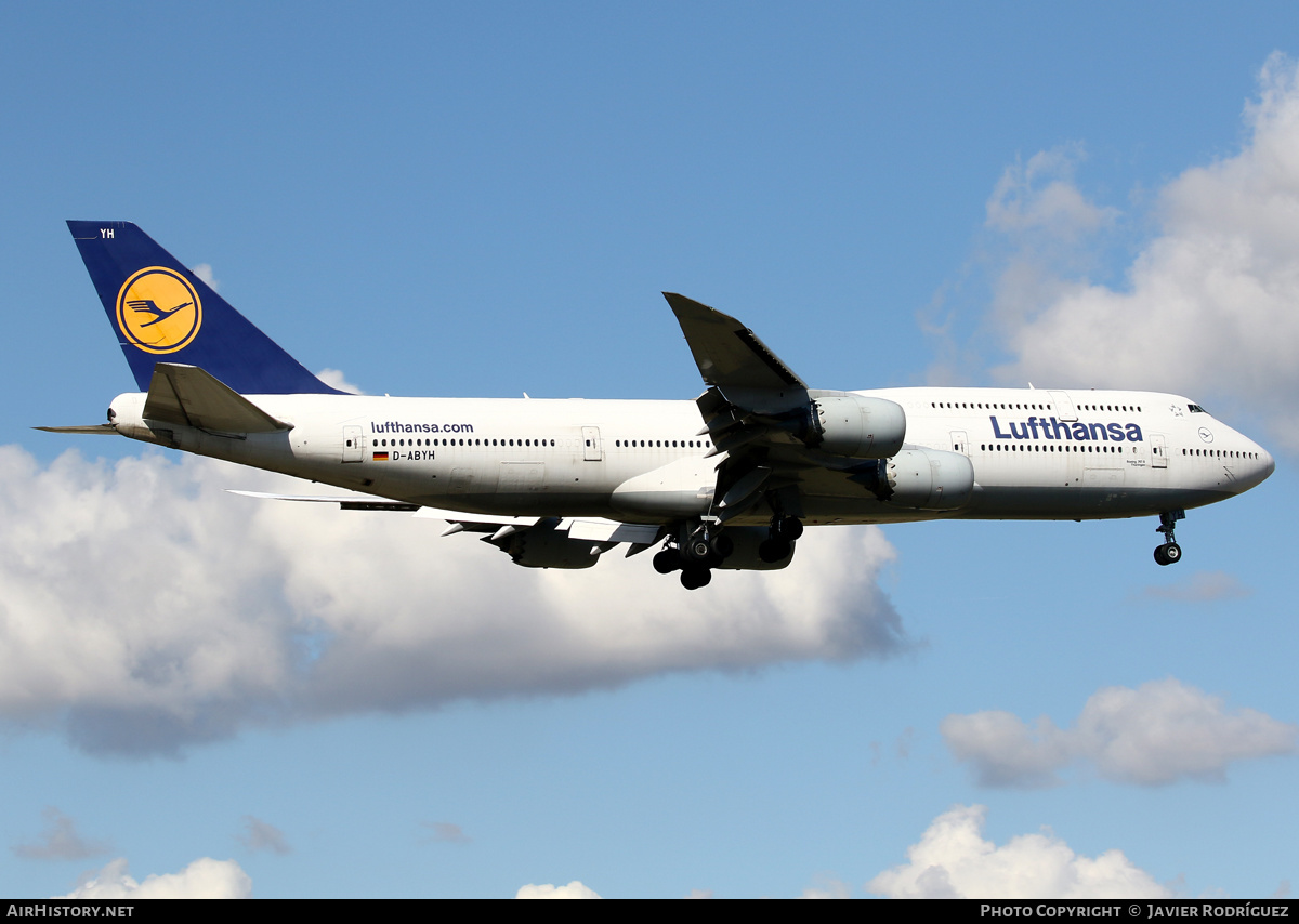 Aircraft Photo of D-ABYH | Boeing 747-830 | Lufthansa | AirHistory.net #509584