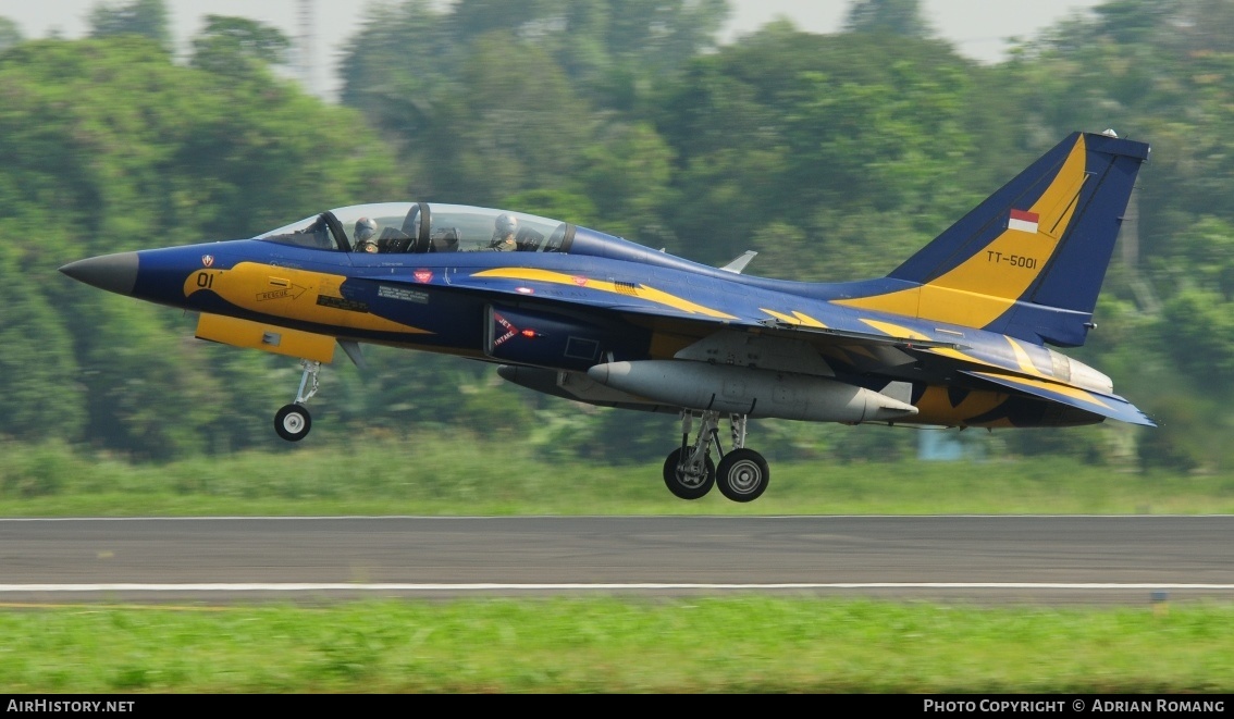 Aircraft Photo of TT-5001 | Korea Aerospace T-50i Golden Eagle | Indonesia - Air Force | AirHistory.net #509591