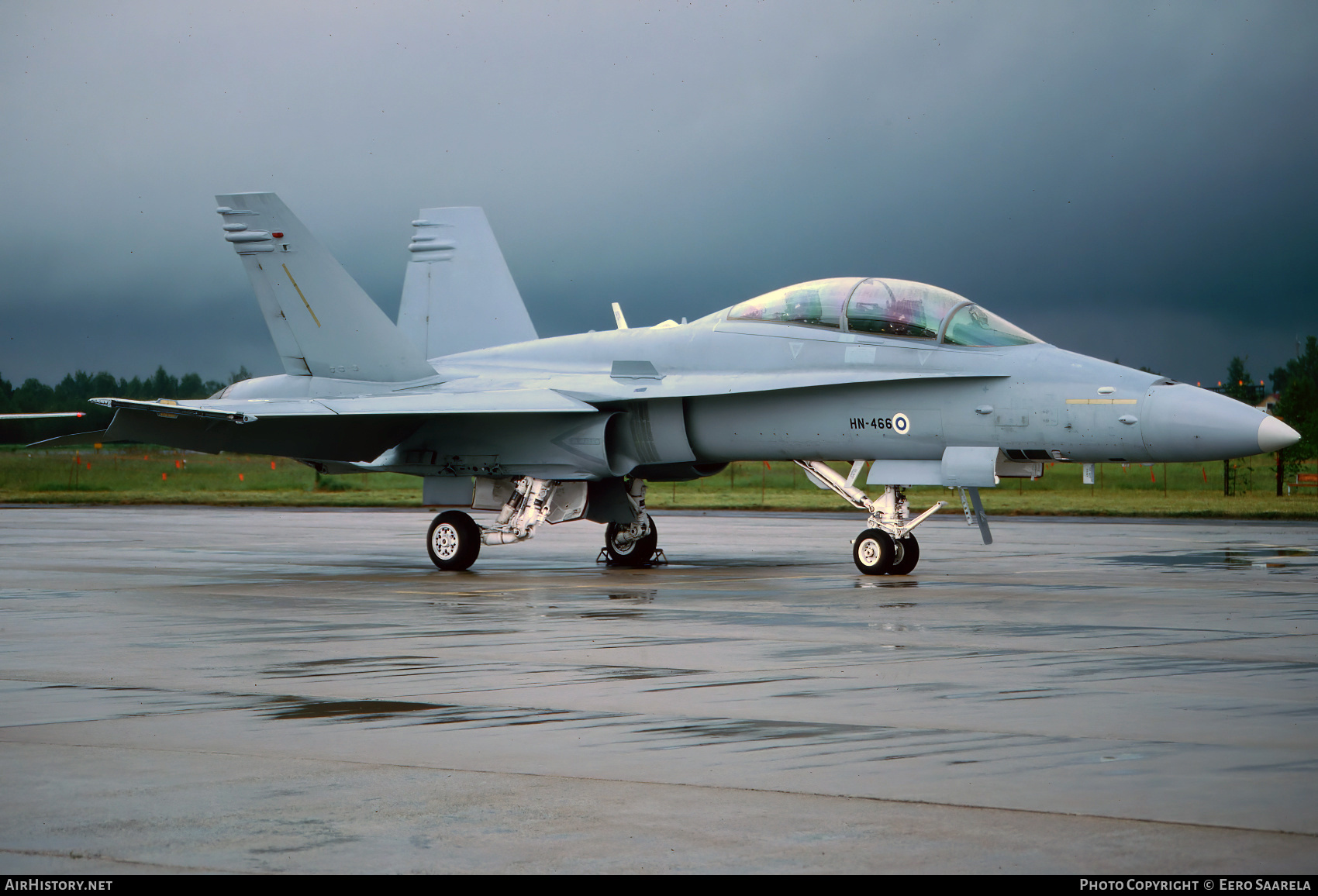 Aircraft Photo of HN-466 | McDonnell Douglas F/A-18D Hornet | Finland - Air Force | AirHistory.net #509598