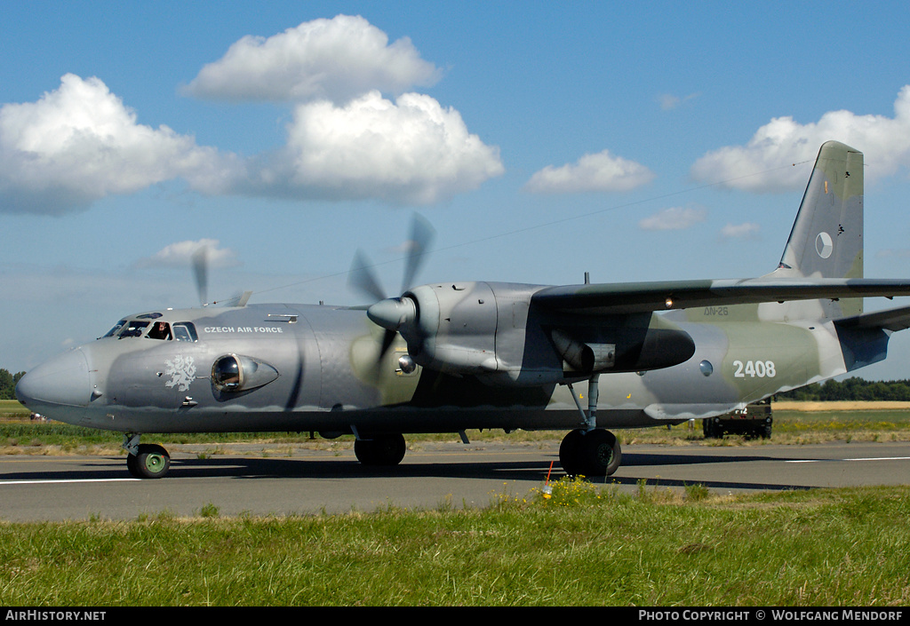 Aircraft Photo of 2408 | Antonov An-26B-100 | Czechia - Air Force | AirHistory.net #509626