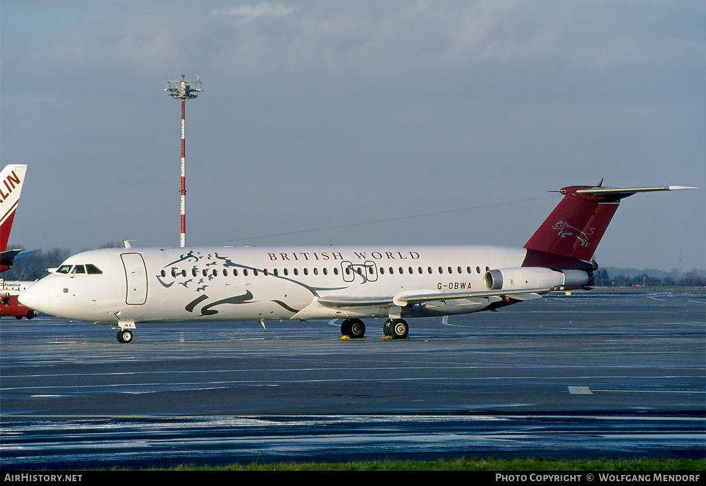 Aircraft Photo of G-OBWA | BAC 111-518FG One-Eleven | British World Airlines | AirHistory.net #509627