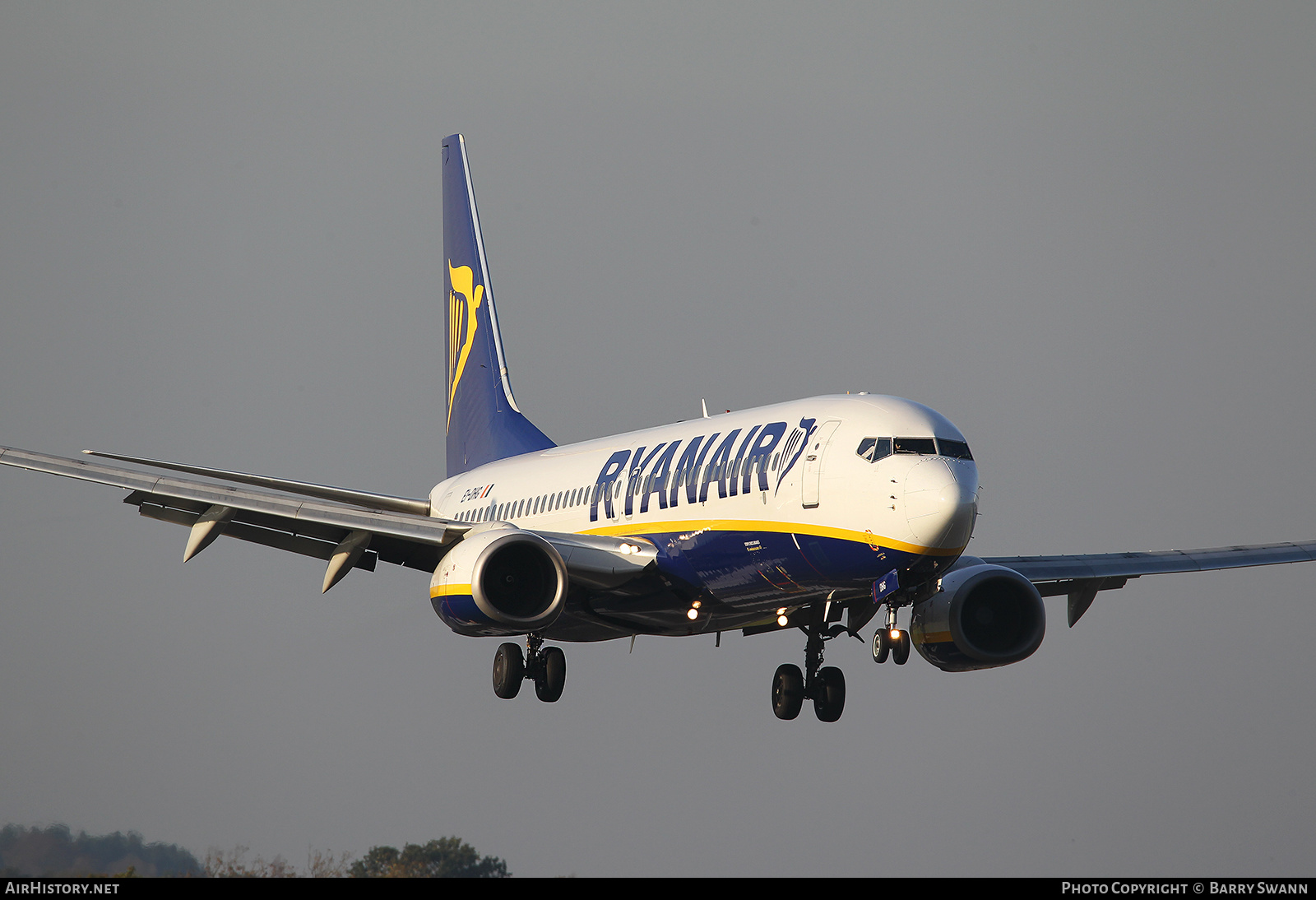 Aircraft Photo of EI-DHG | Boeing 737-8AS | Ryanair | AirHistory.net #509640