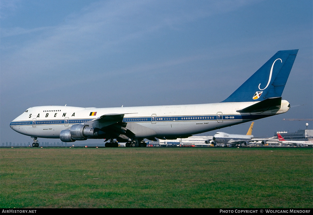 Aircraft Photo of OO-SGB | Boeing 747-129(M) | Sabena | AirHistory.net #509647