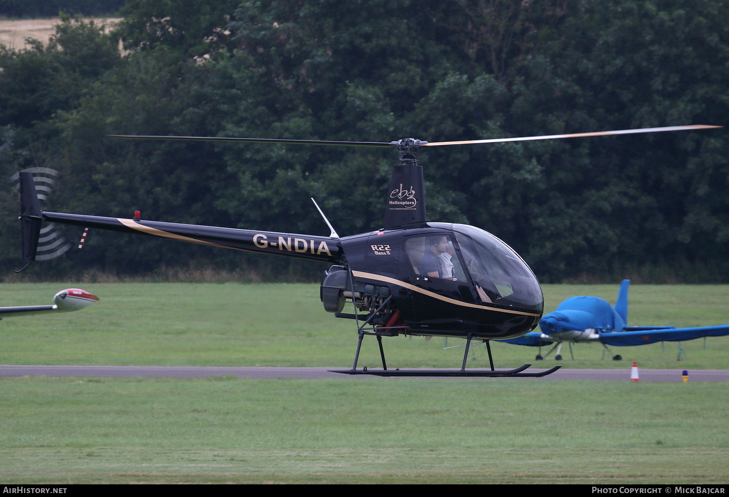 Aircraft Photo of G-NDIA | Robinson R-22 Beta | EBG Helicopters | AirHistory.net #509686