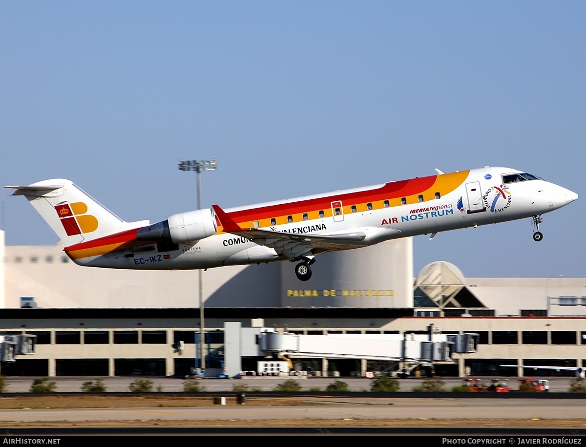 Aircraft Photo of EC-IKZ | Bombardier CRJ-200ER (CL-600-2B19) | Iberia Regional | AirHistory.net #509705