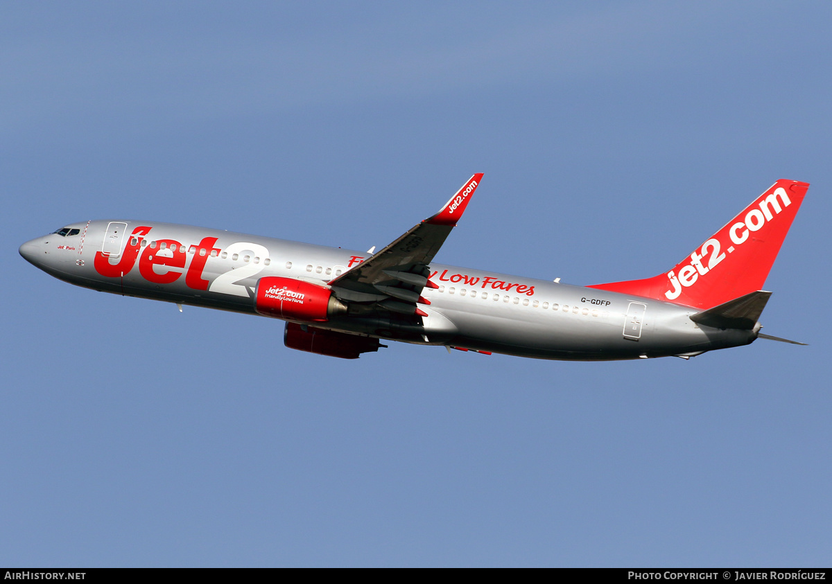 Aircraft Photo of G-GDFP | Boeing 737-8Z9 | Jet2 | AirHistory.net #509724