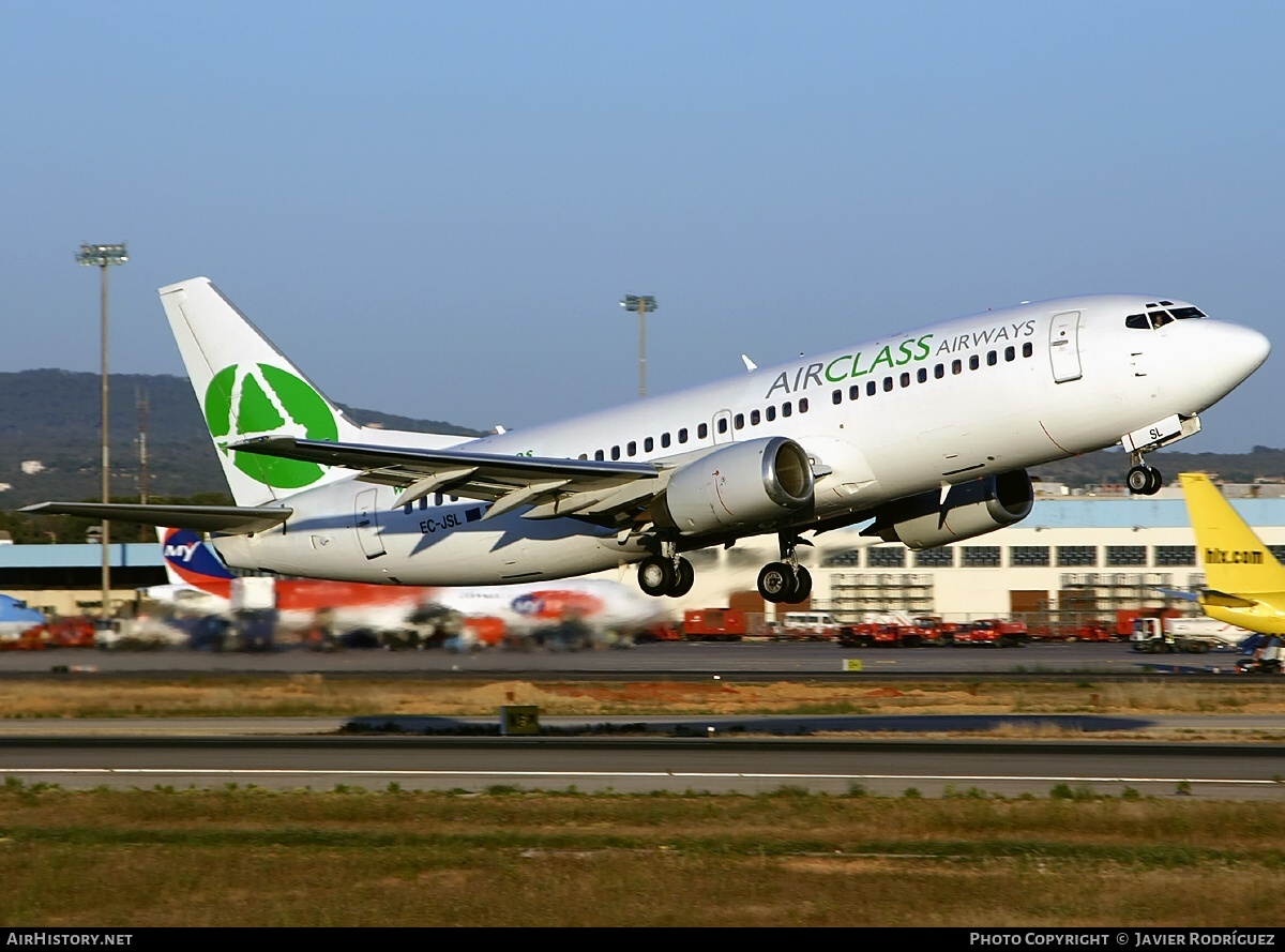 Aircraft Photo of EC-JSL | Boeing 737-33A | AirClass Airways | AirHistory.net #509736
