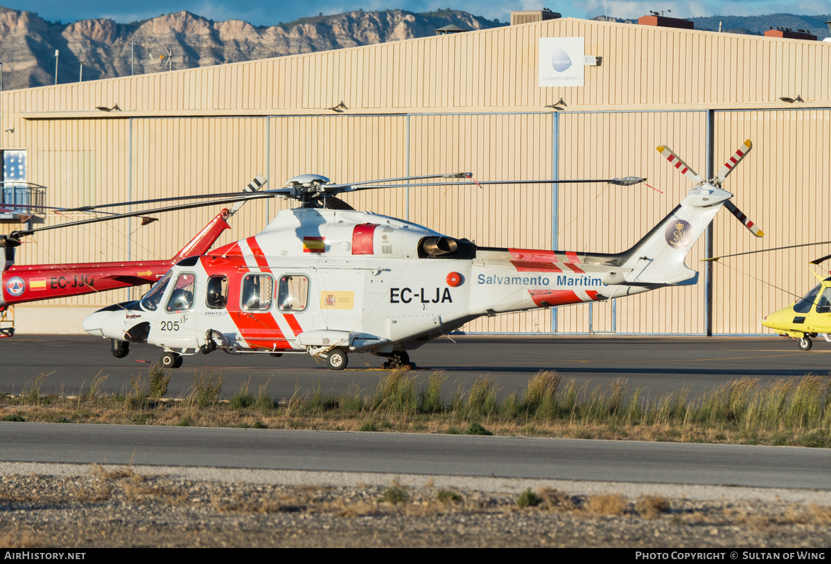 Aircraft Photo of EC-LJA | AgustaWestland AW-139 | Salvamento Marítimo | AirHistory.net #509798