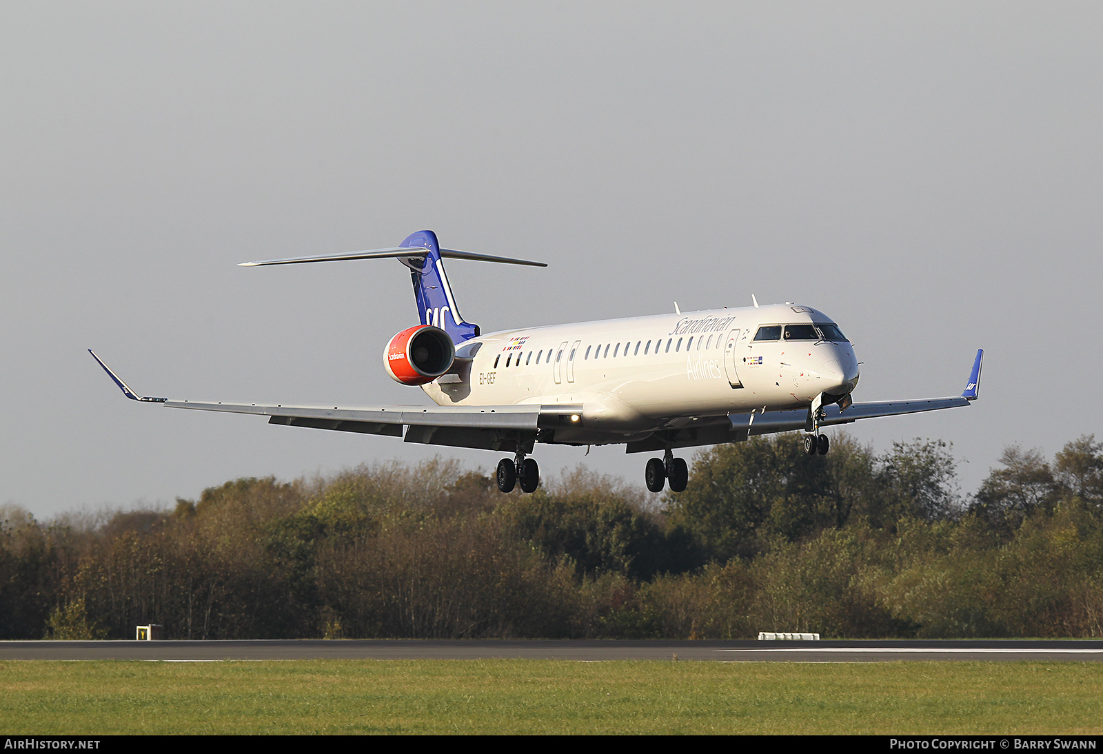 Aircraft Photo of EI-GEF | Bombardier CRJ-900LR (CL-600-2D24) | Scandinavian Airlines - SAS | AirHistory.net #509801