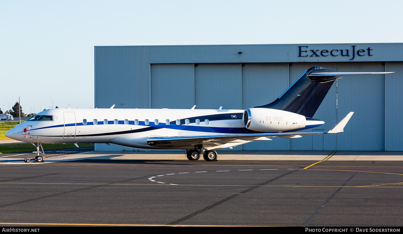 Aircraft Photo of T7-ROC | Bombardier Global 7500 (BD-700-2A12) | AirHistory.net #509829