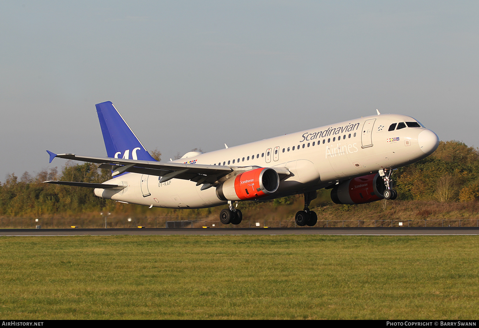 Aircraft Photo of OY-KAP | Airbus A320-232 | Scandinavian Airlines - SAS | AirHistory.net #509844