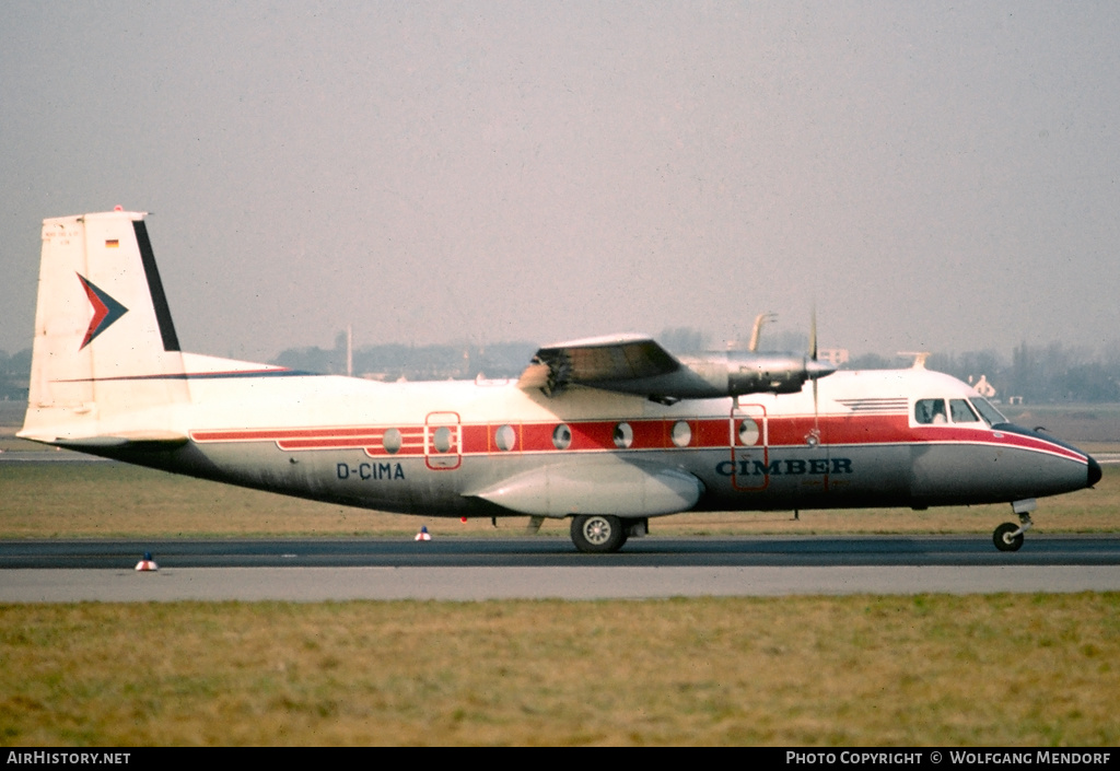 Aircraft Photo of D-CIMA | Nord 262A-21 | Cimber Air | AirHistory.net #509849
