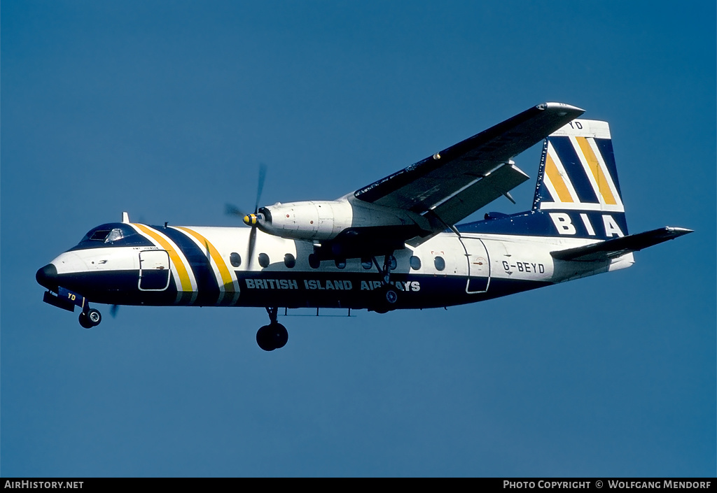 Aircraft Photo of G-BEYD | Handley Page HPR-7 Herald 401 | British Island Airways - BIA | AirHistory.net #509854